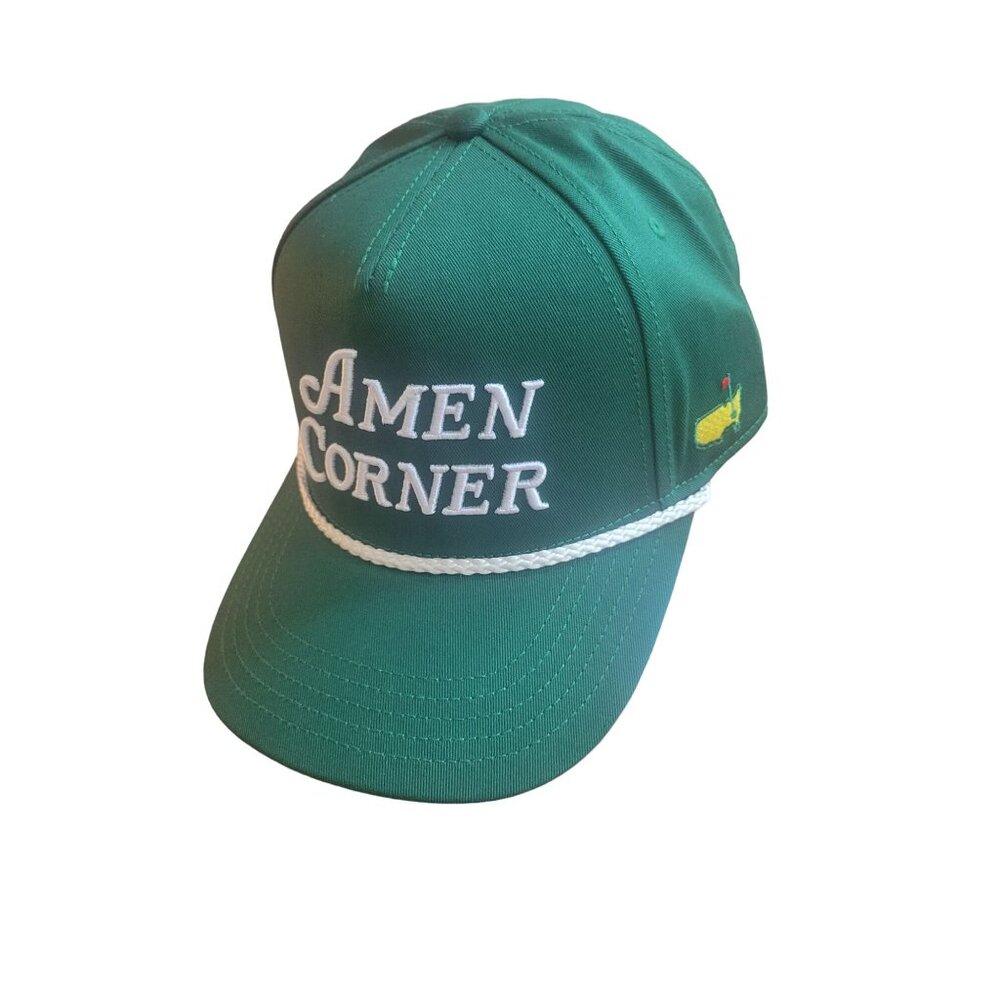 COPY - Amen Corner Green Baseball Cap With Rope Accent 2024 Masters Tournament